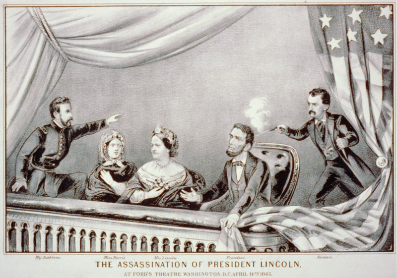 The Assassination of President Lincoln   Currier and Ives