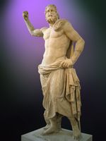 پوسايدون من ميلوس، القرن 12 ق.م (المتحف الجيولوجي الوطني في أثينا)