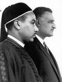 استقبال الحسن الرضا ولى عهد ليبيا لحضور مؤتمر القمة العربية، 12 يناير 1964
