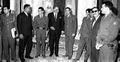عبد الناصر عند وصوله لقصر الضيافة في طرابلس، 25 ديسمبر 1969