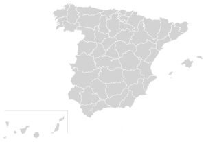 Blank Spain Map (Provinces).svg