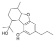 Chemical structure of cannabiglendol-C3
