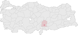 Kahramanmaraş Turkey Provinces locator.gif