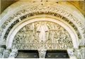 The typanum of Christ in Majesty at Autun Cathedral, 12th century