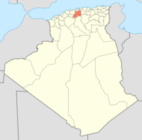 Algeria 26 Wilaya locator map-2009.png