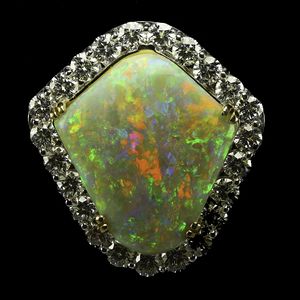 Rainbow Shield Mintabie Opal Pendant.jpg
