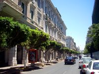 Istiqlal Street in central Tripoli