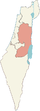 خريطة منطقة يهودا والسامرا