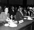 حضور مؤتمرالقمة العربى الخامس في الرباط للتاكيد على وحدة الامة العربية، 20 ديسمبر 1969]