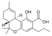 Chemical structure of Δ9-tetrahydrocannabivarinic acid A.