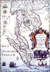 خريطة سيام 1686.