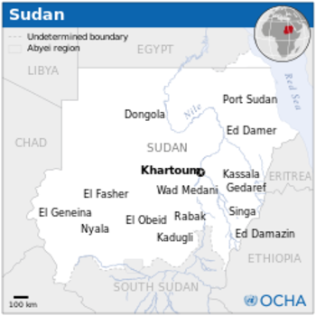 موقع السودان