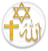 رموز الديانات الإبراهيمية الأكثر انتشارًا: اليهودية والمسيحية والإسلام