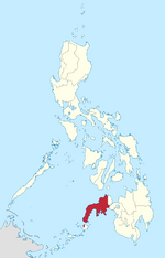 Map of the Philippines highlighting the Zamboanga Peninsula
