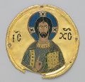 Medallion of Christ from an Icon Frame, ca. 1100