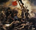 French Romantic art, Liberty Leading the People, Delacroix, 1830