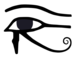 Eye of Horus bw.svg