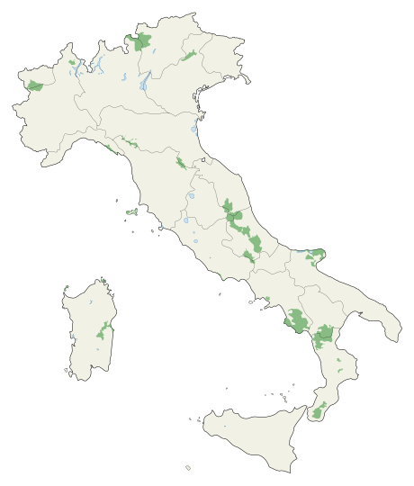 ملف:National parks of Italy.svg