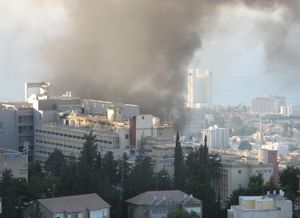 Final day of the war sees Katyusha rockets in Haifa.jpg