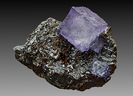 Fluorite and sphalerite, from Elmwood mine, Smith county, Tennessee, US