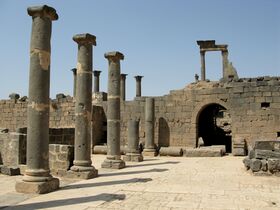 Bosra, Daraa, Syria, Ancient City, Columns.jpg