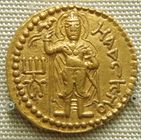 Mahasena on a coin of Huvishka