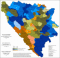 Ethnic structure of Bosnia and Herzegovina by municipalities in 2013