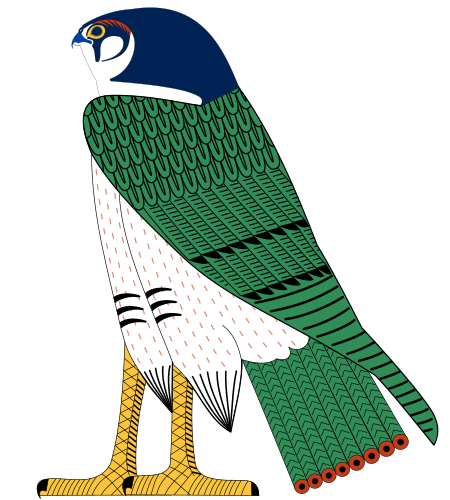 ملف:Horus as falcon.svg