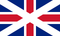 The Scottish Union Flag used between 1606 and 1707.