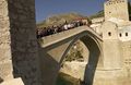The "Old Bridge" ("Stari most") in Mostar, rebuilt in 2004.