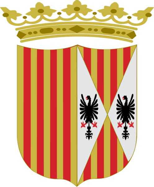ملف:Escudo Corona de Aragon y Sicilia.png
