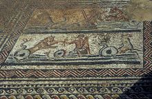 Mosaic-Amphition's chariot
