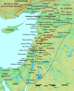 فلسطين - حدود فلسطين 250px-Syria_in_the_9th_century.svg