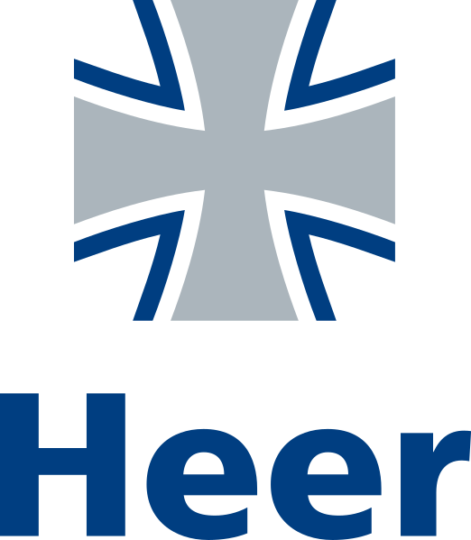 ملف:Bundeswehr Logo Heer with lettering.svg - المعرفة