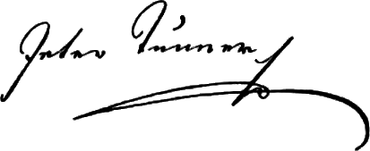ملف:Signature of Peter Ritter von Tunner (1809–1897).png
