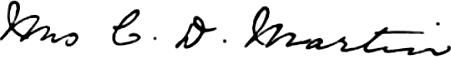 ملف:Signature of Civilla Durfee Martin (1866–1948).png