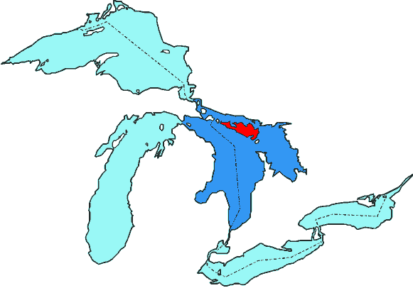 ملف:Manitoulin Island in Lake Huron.png