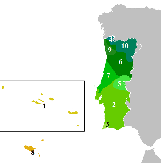 ملف:Portugal portuguese dialects.png