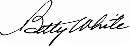 ملف:Betty Whites Signature.jpg