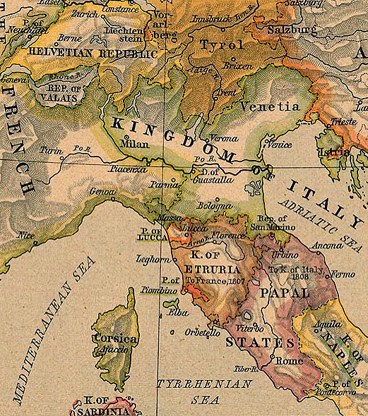 ملف:Norditalien und Mittelitalien 1806.jpg