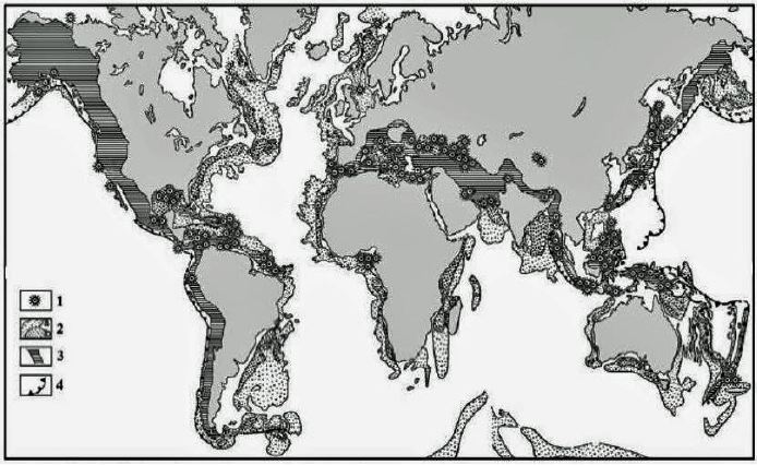 ملف:Global distribution of mud volcanoes.jpg