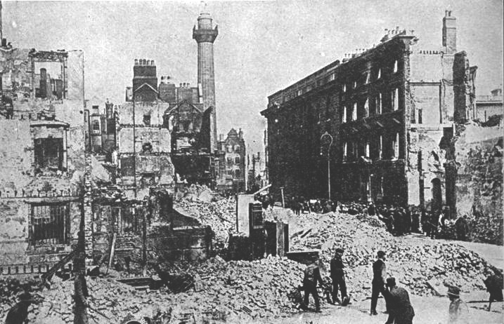 ملف:Sackville Street (Dublin) after the 1916 Easter Rising.JPG
