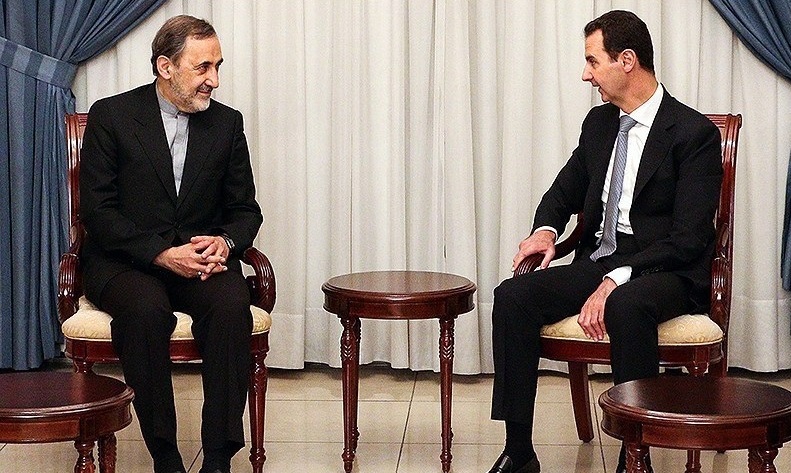ملف:Syrian President Bashar al-Assad meets Iran's special representative on Syrian affairs Ali Akbar Velayati.jpg