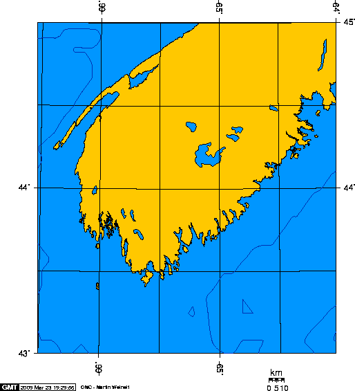 ملف:Southern tip of Nova Scotia, showing Cape Sable Island.png