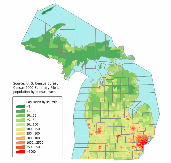 ملف:Michigan population map.png