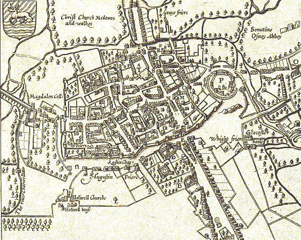 ملف:John Speed's map of Oxford, 1605..jpg
