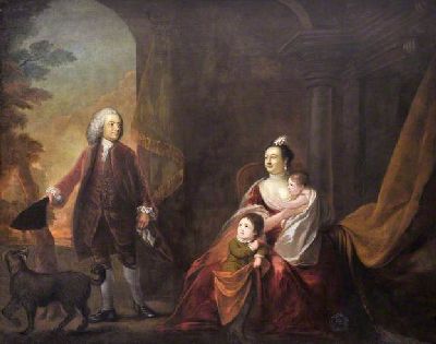 ملف:The Earl and Countess of Powis with their family.jpg