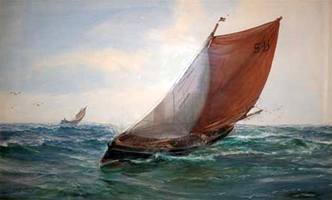 ملف:Charles Napier Hemy - Running For Home 1899.jpg