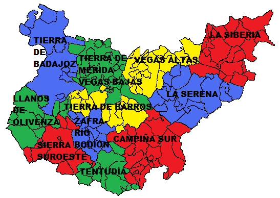 ملف:Comarcas de la provincia de Badajoz1.png