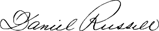 ملف:Signature of Daniel Russell (1824–1907).png